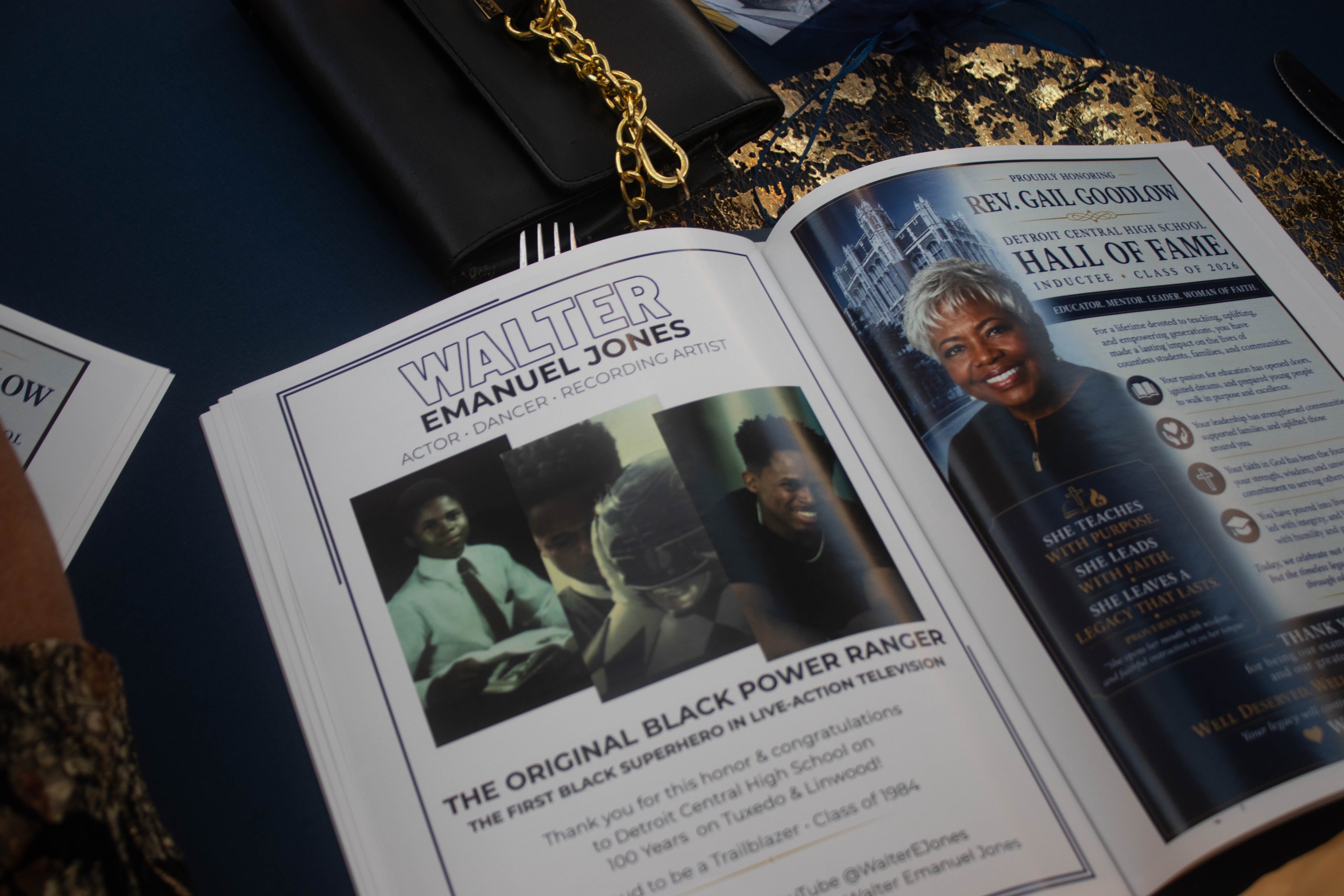 Hall of Fame program featuring Walter Jones