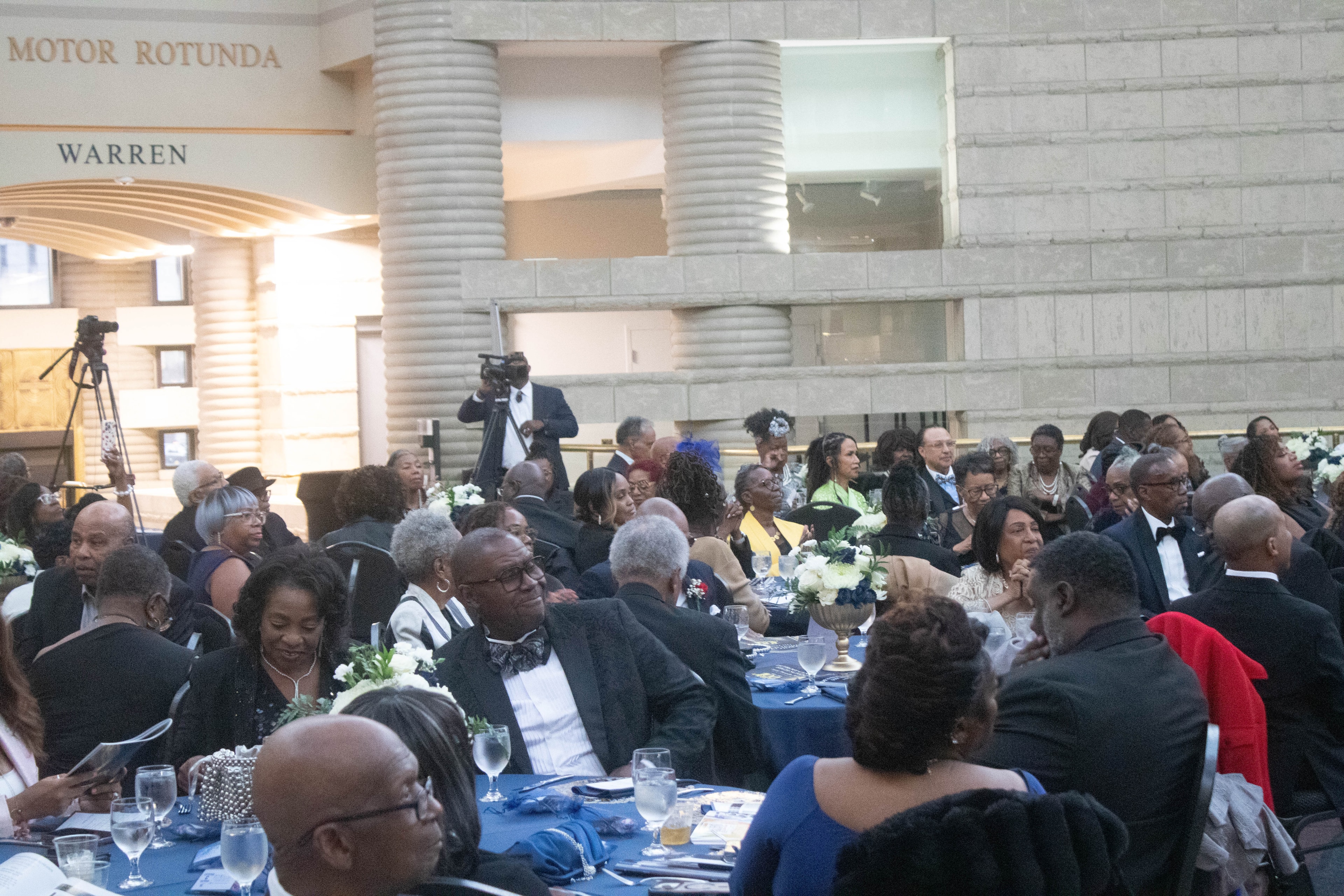 Formal gala dinner event with guests