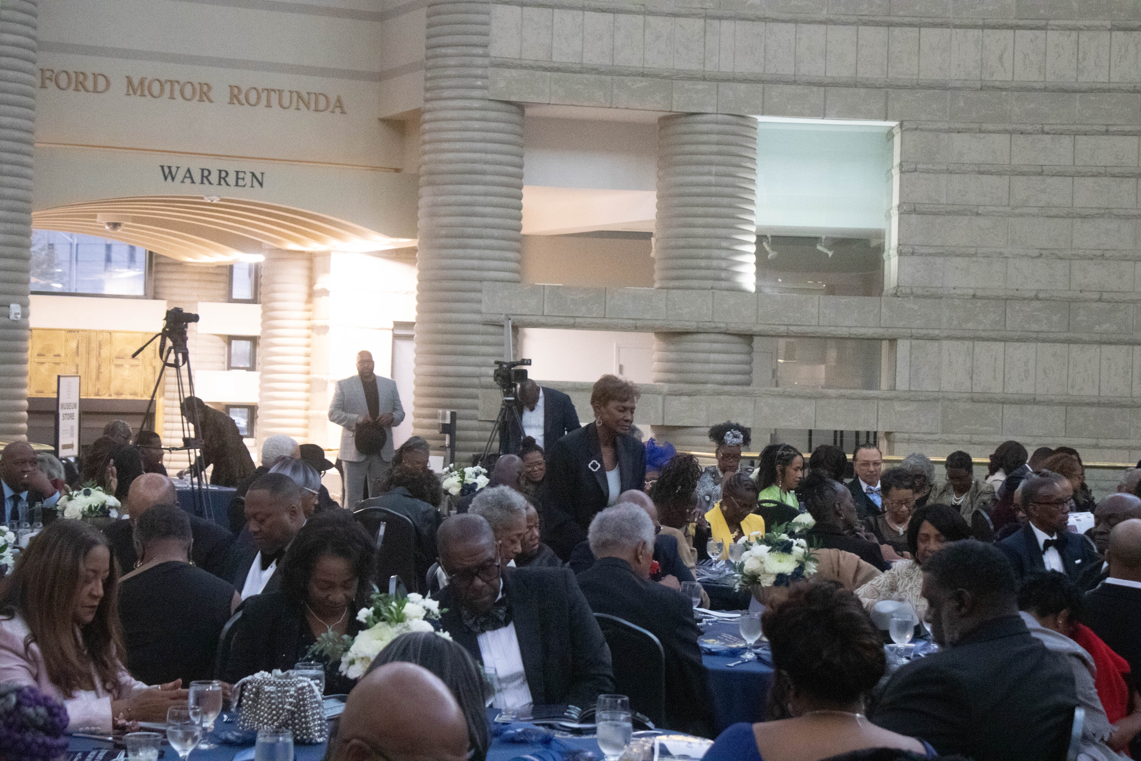 Formal gala dinner event Ford Rotunda