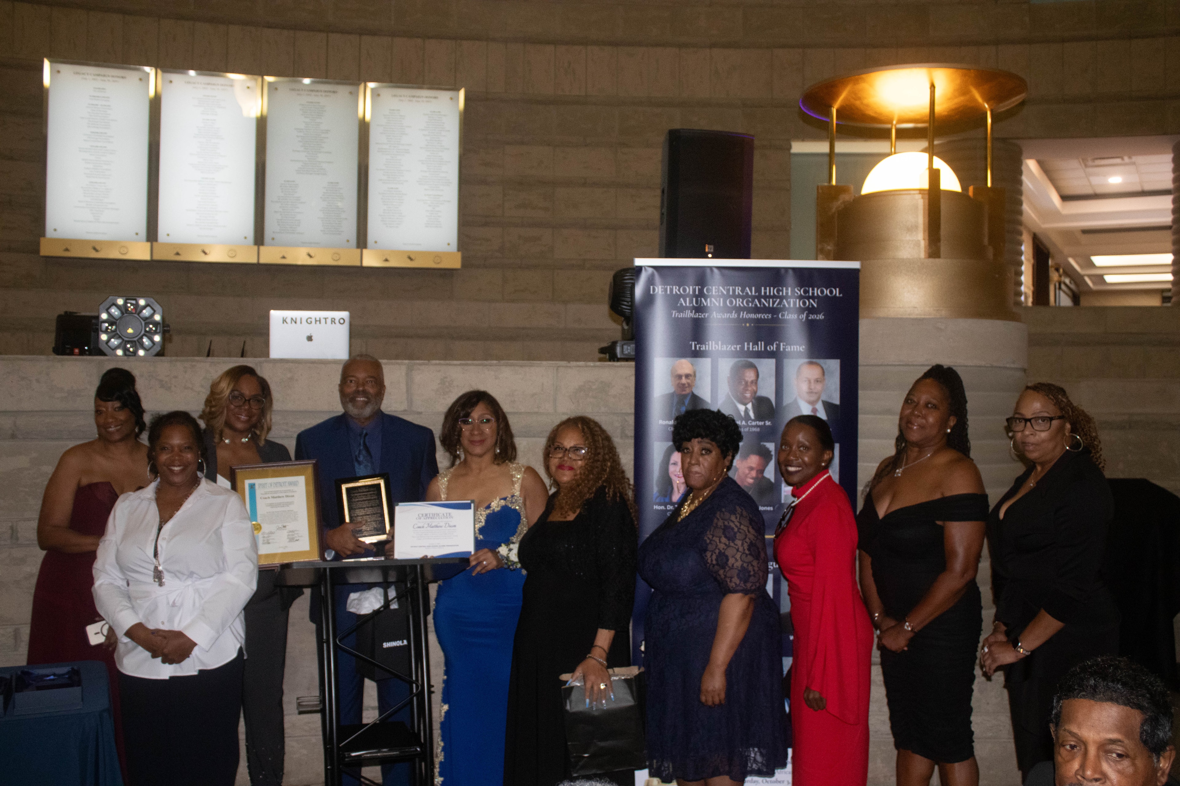Detroit Central High School Alumni Hall of Fame ceremony